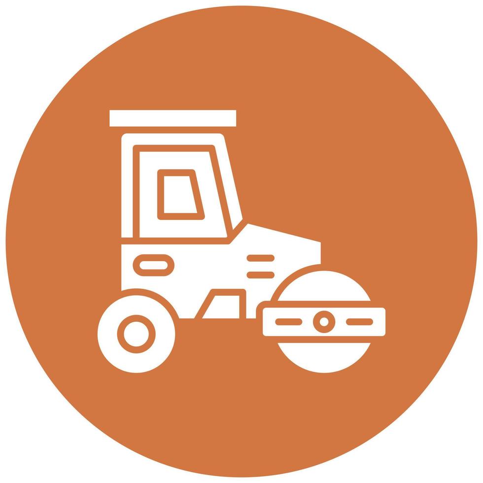 Road Roller Icon Style vector