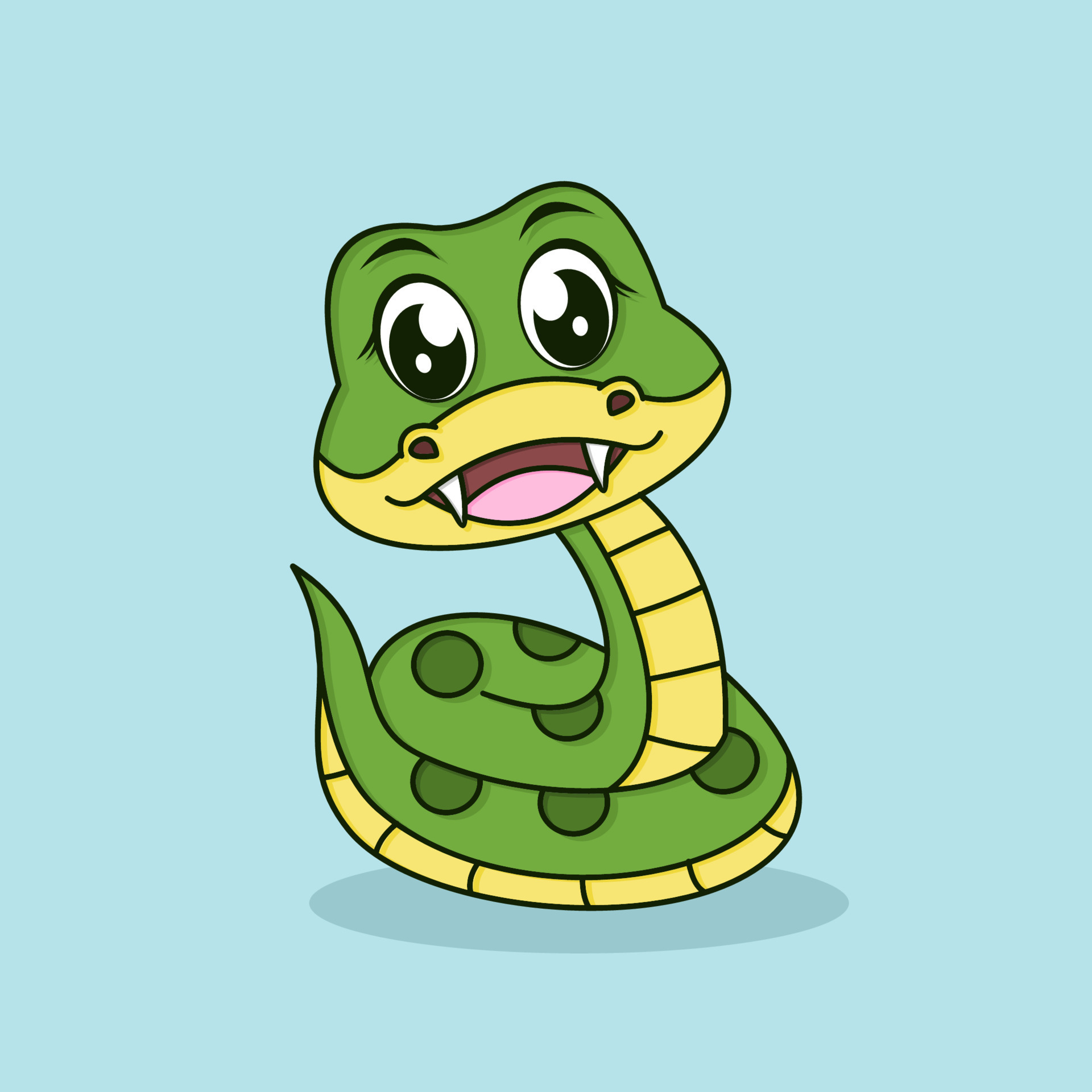 Snake Character Vector Art, Icons, and Graphics for Free Download