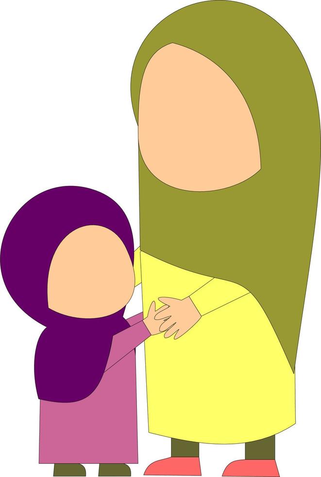 Parenting faceless collection vector