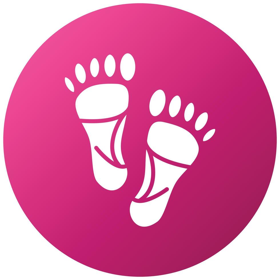 Carbon Footprint Icon Style vector