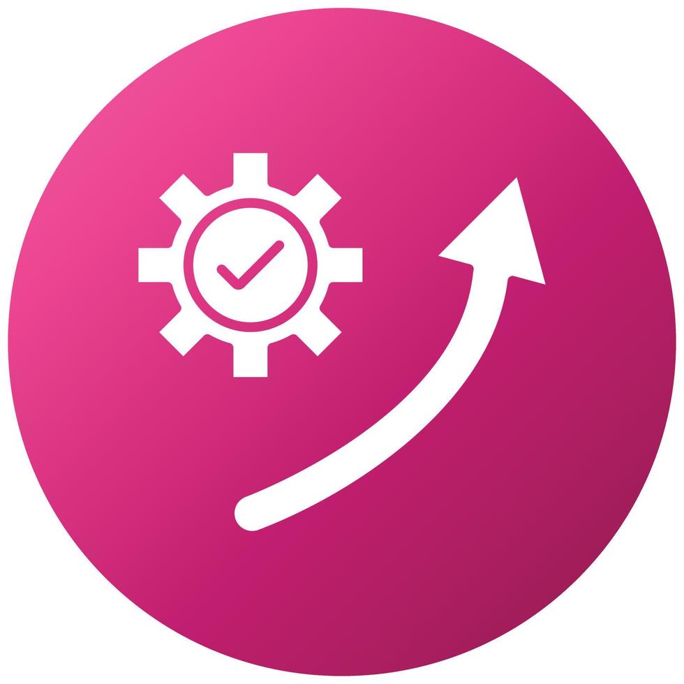 Efficiency Icon Style vector