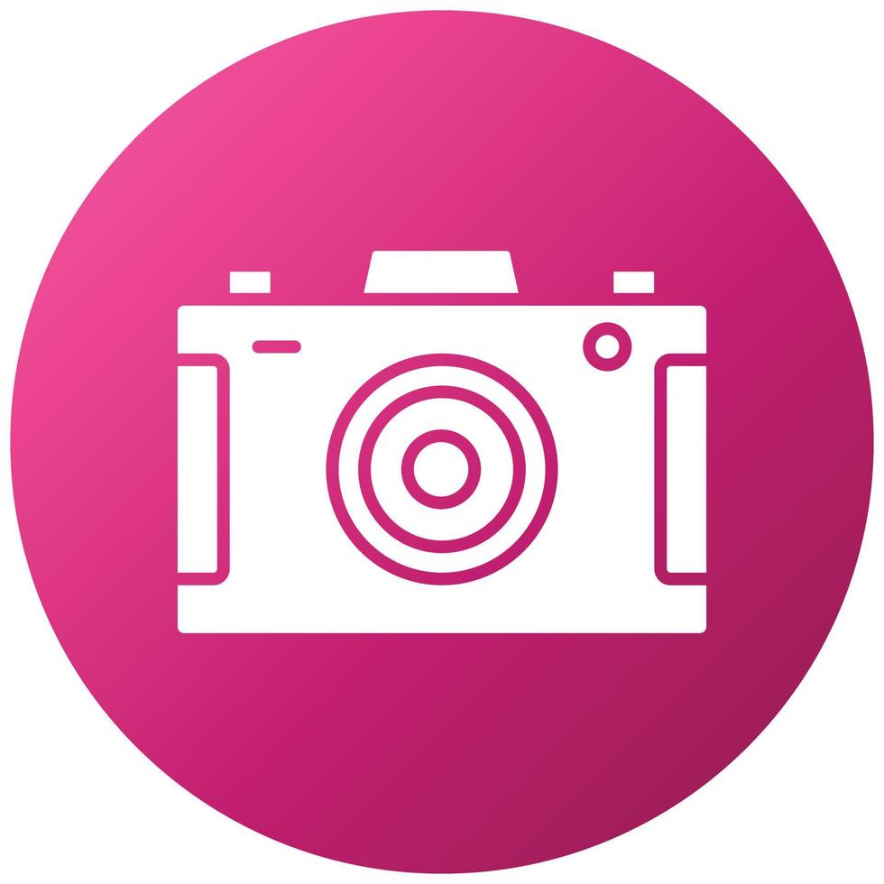 Advanced Camera Icon Style vector