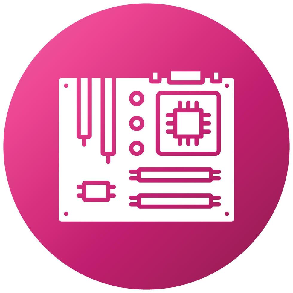 Motherboard Icon Style vector