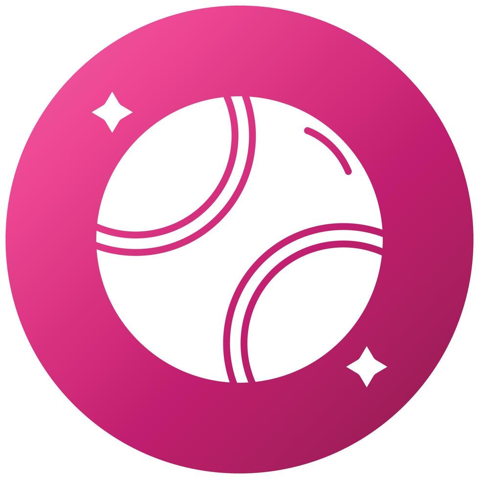 Tennis Ball Icon Style vector