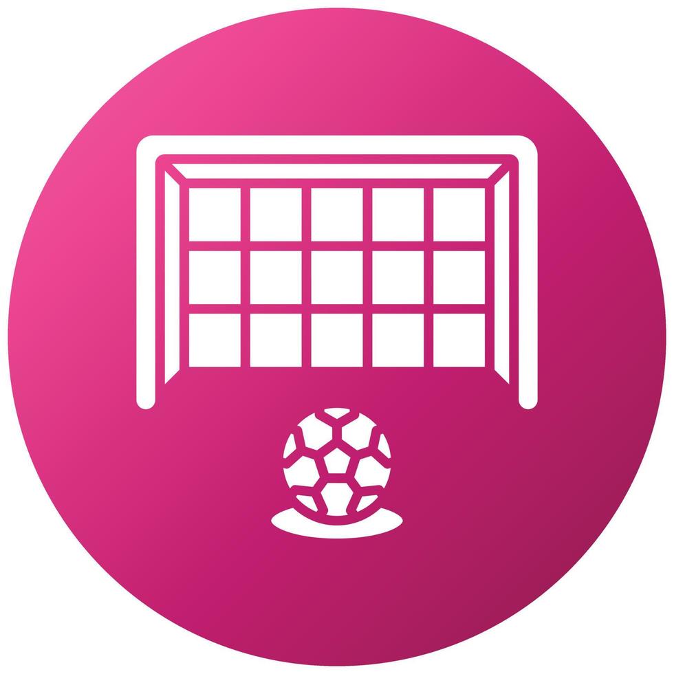 Soccer Free Kick Icon Style vector