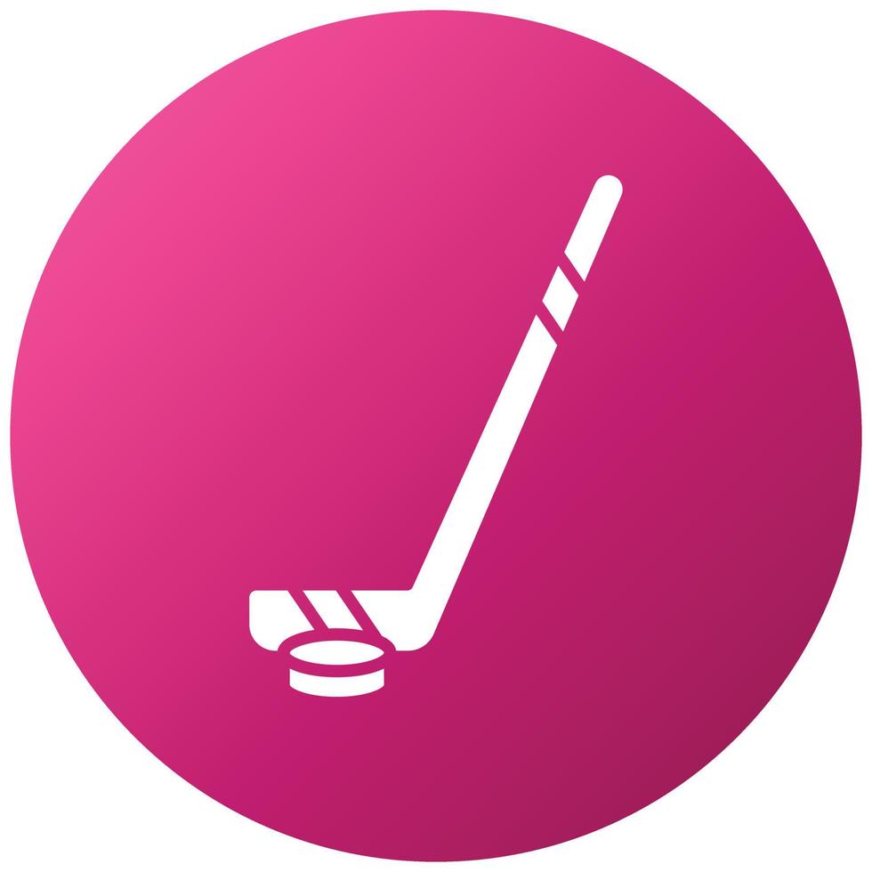 Ice Hockey Icon Style vector