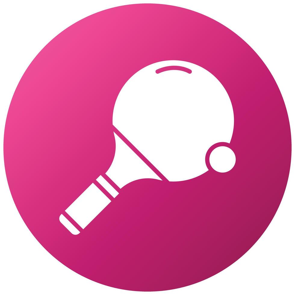Table Tennis Icon Style vector