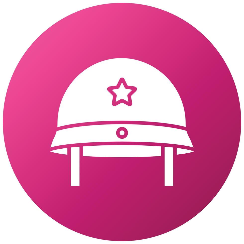 Military Hat Icon Style vector