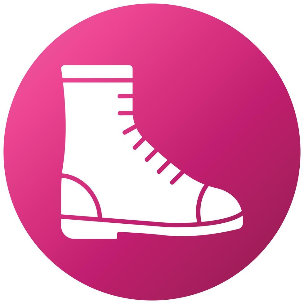 Army Boots Icon Style vector