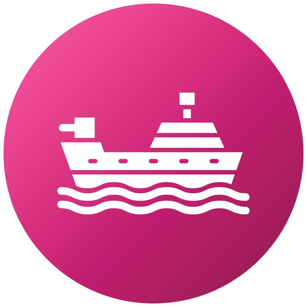 Army Ship Icon Style vector