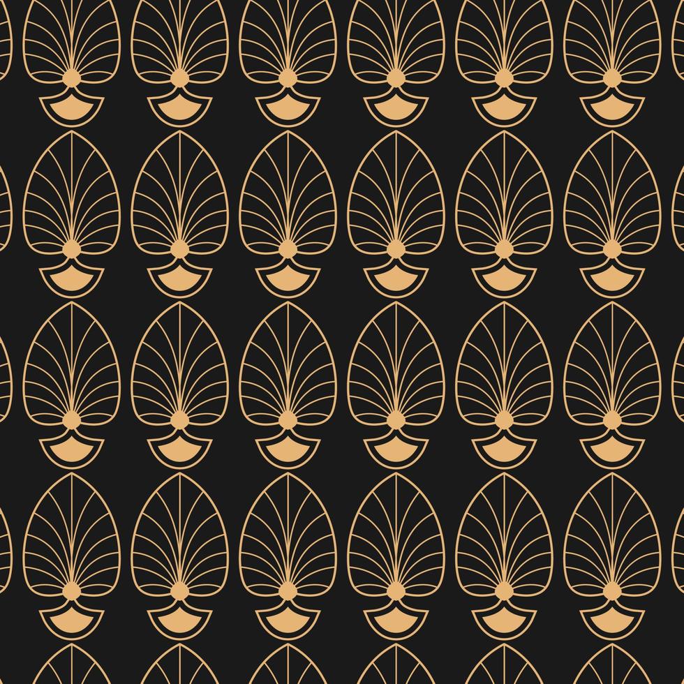 Art Deco pattern seamless geometric vector