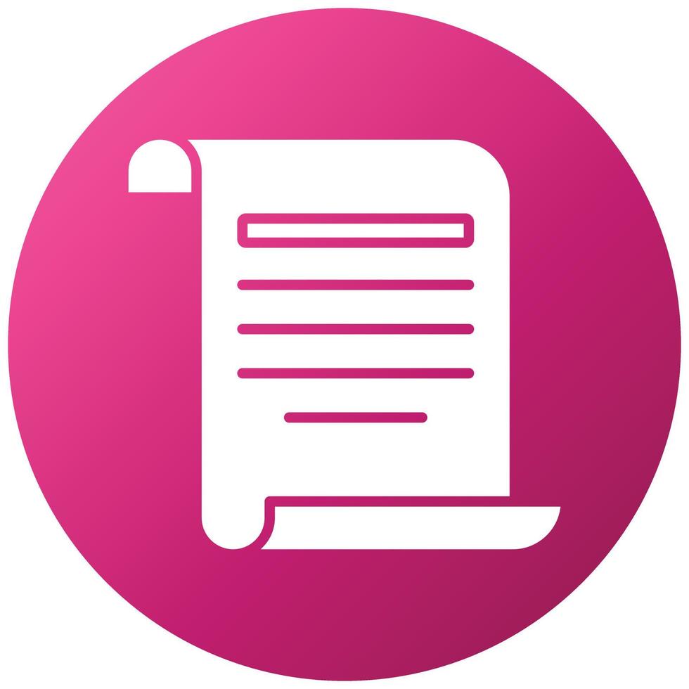 Pirate Scroll Icon Style vector