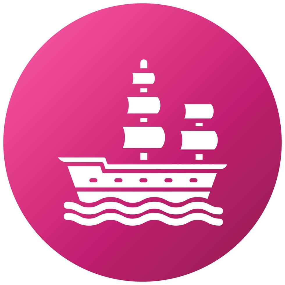 Galleon Icon Style vector