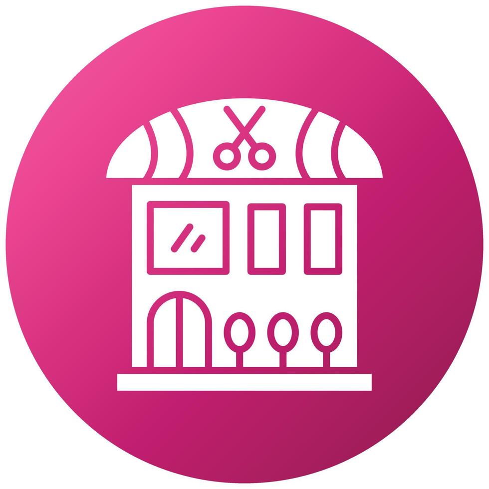 Saloon Icon Style vector