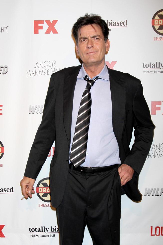LOS ANGELES, JUN 26 -  Charlie Sheen arrives at the FX Summer Comedies Party at Lure on June 26, 2012 in Los Angeles, CA photo