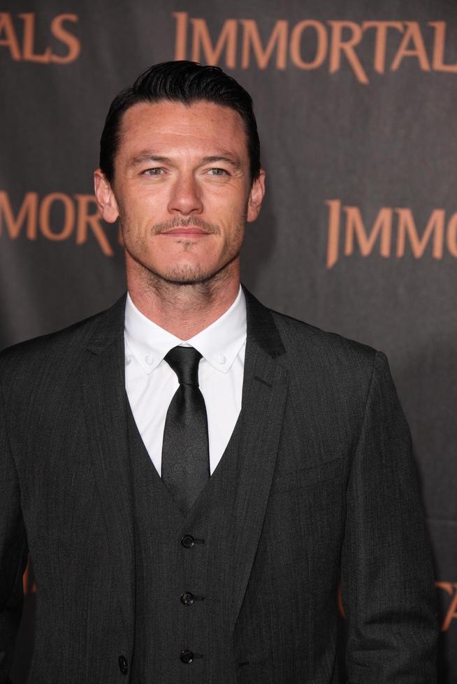 LOS ANGELES, NOV 7 -  Luke Evans arrives at the Immortals 3D Premiere at Nokia Theater at LA Live on November 7, 2011 in West Hollywood, CA photo