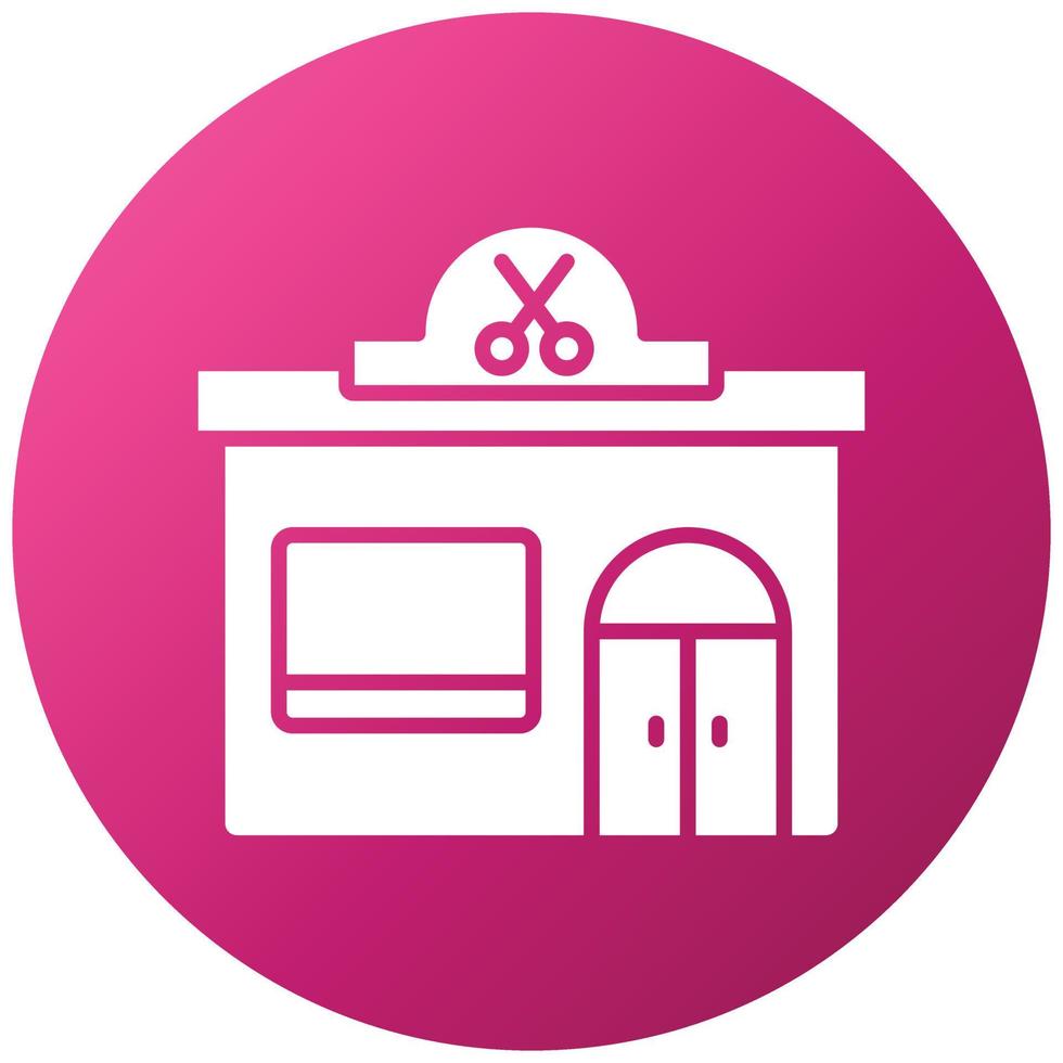 Barber Shop Icon Style vector