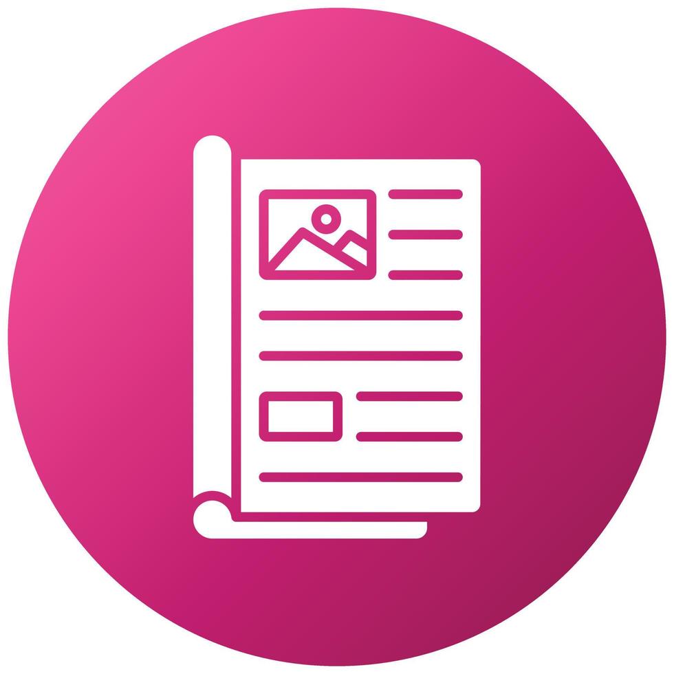 Magazines Icon Style vector