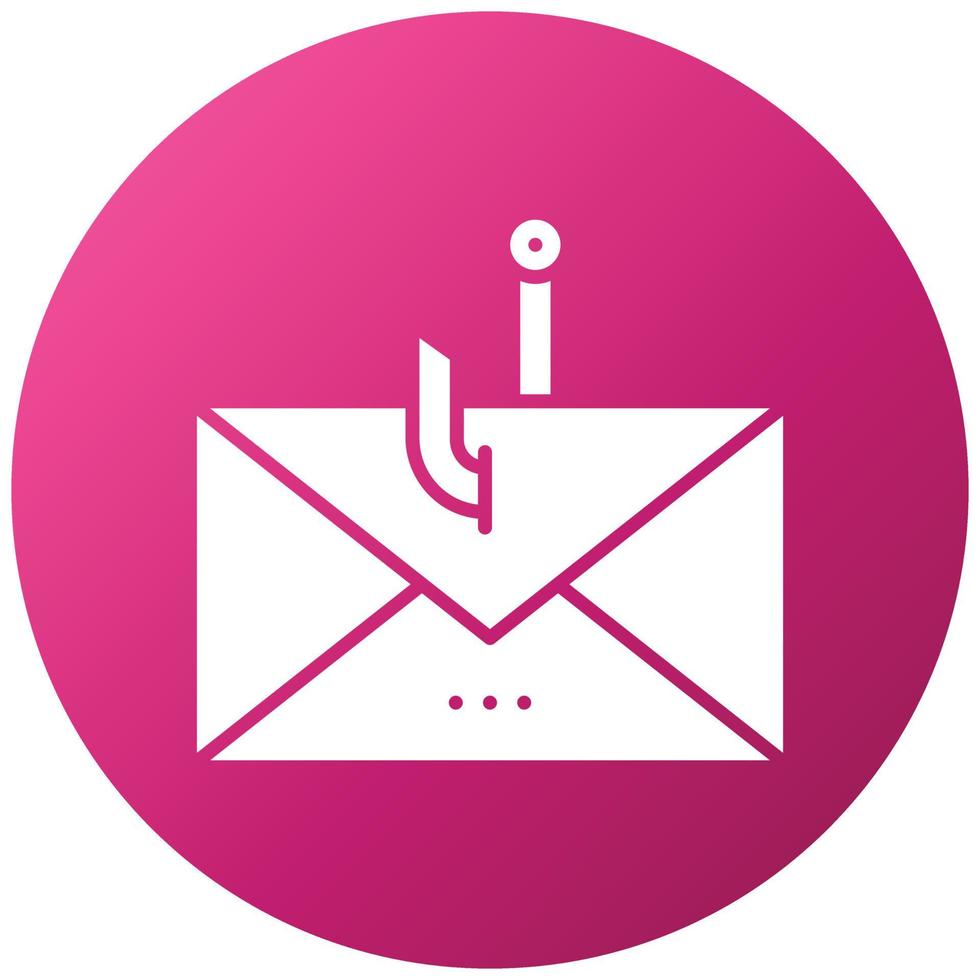 Email Phishing Icon Style vector