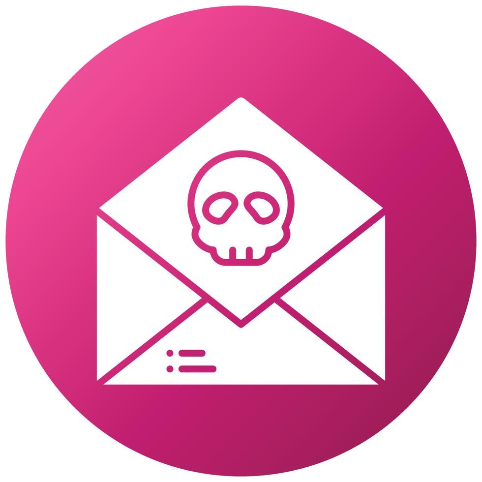 Virus Email Icon Style vector