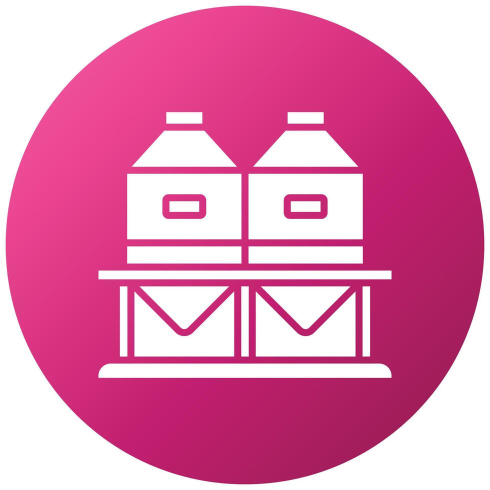 Silo Icon Style vector