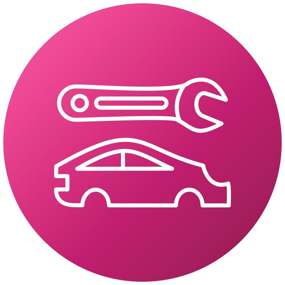 Car Body Repair Icon Style vector