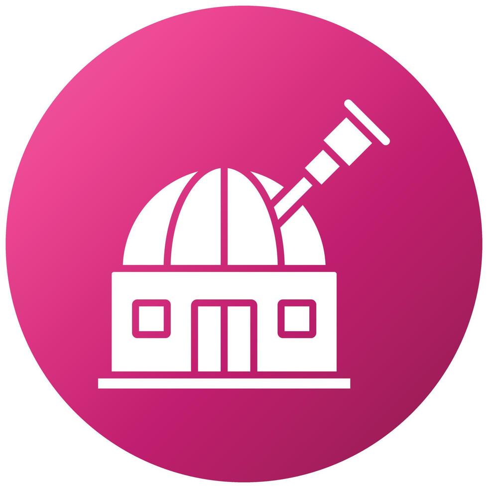 Observatory Icon Style vector