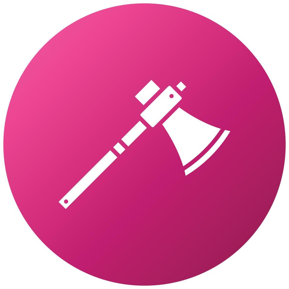 Wood Axe Icon Style vector