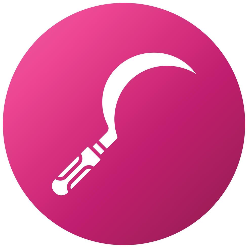 Sickle Icon Style vector