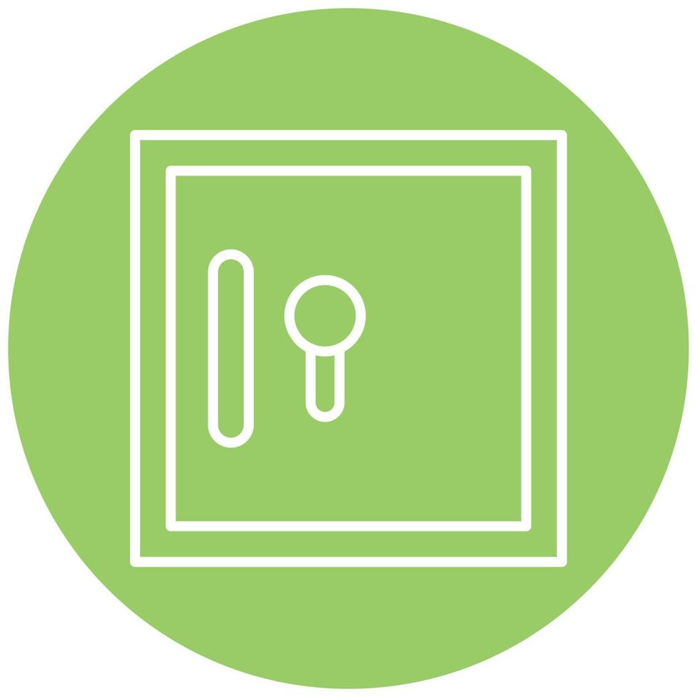 Safe Box Icon Style vector