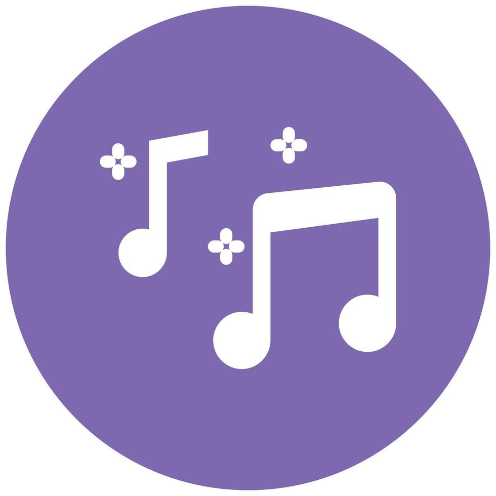 Musical Note Icon Style vector