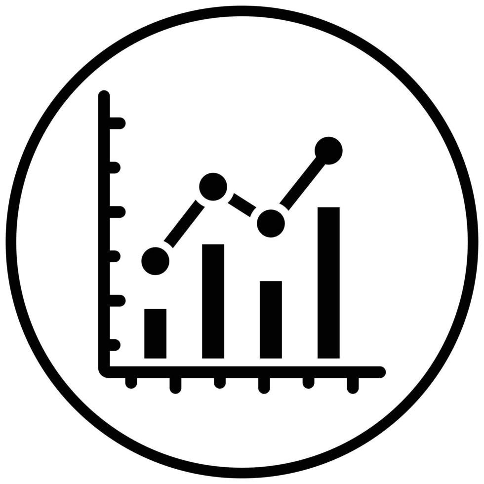 Graph Icon Style vector