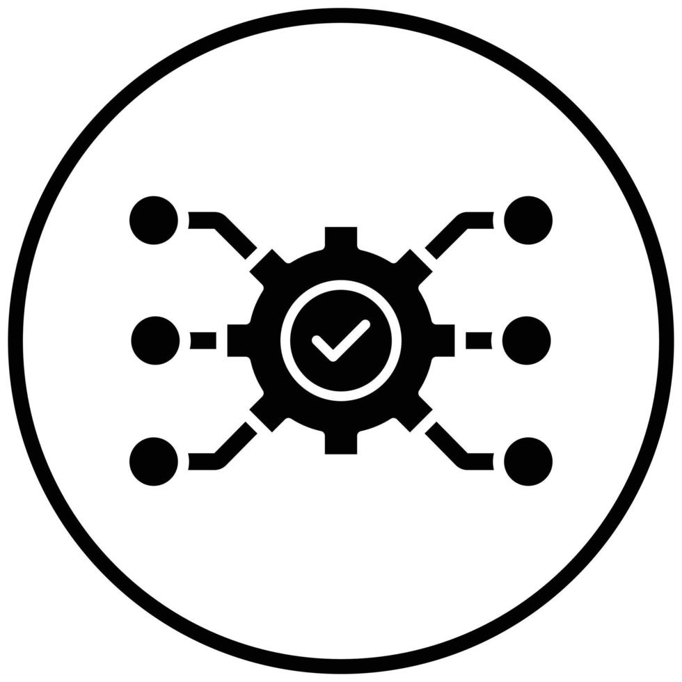 Automate Icon Style vector