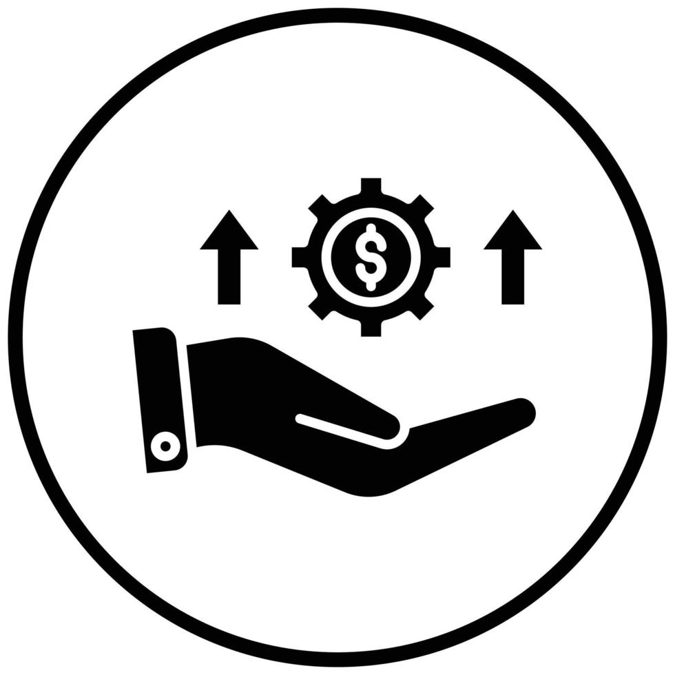 Money Benefit Icon Style vector