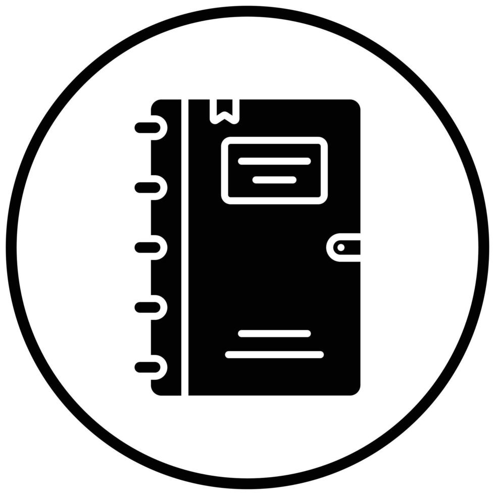 Diary Icon Style vector