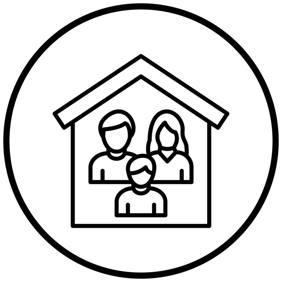 Shelter Icon Style vector