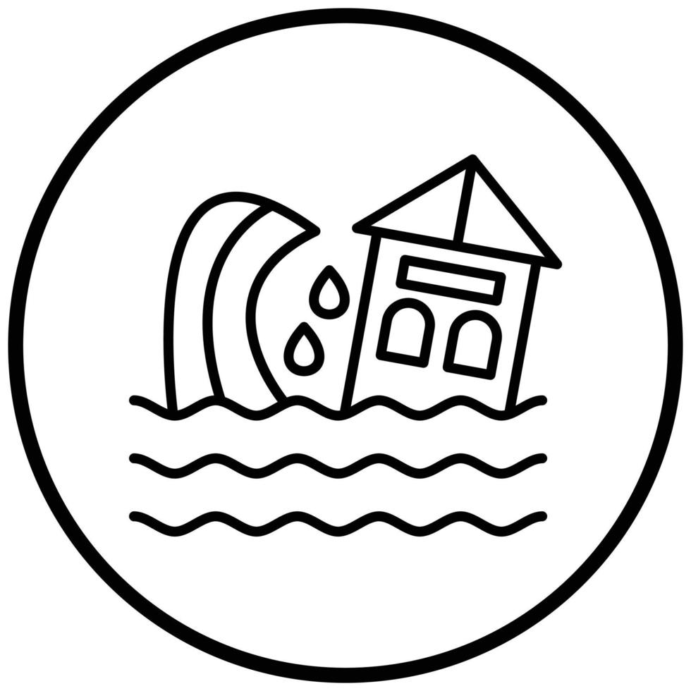 Tsunami Icon Style 8761772 Vector Art at Vecteezy