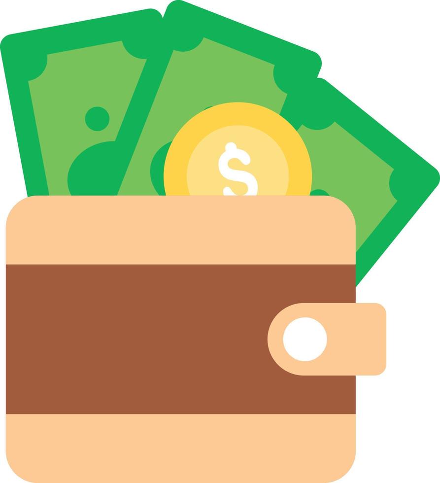 Wallet Money Business Finance Element vector