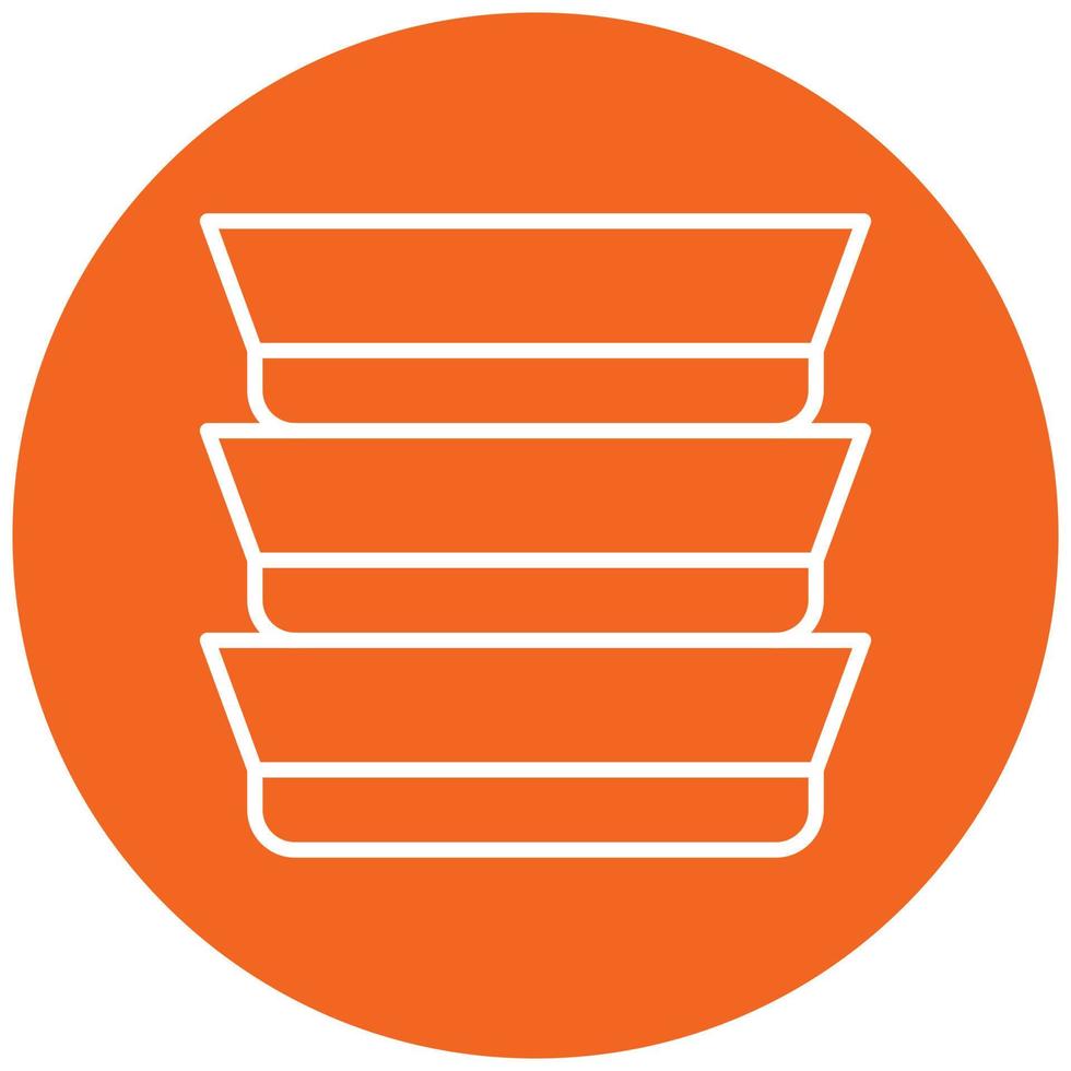 Plate Icon Style vector