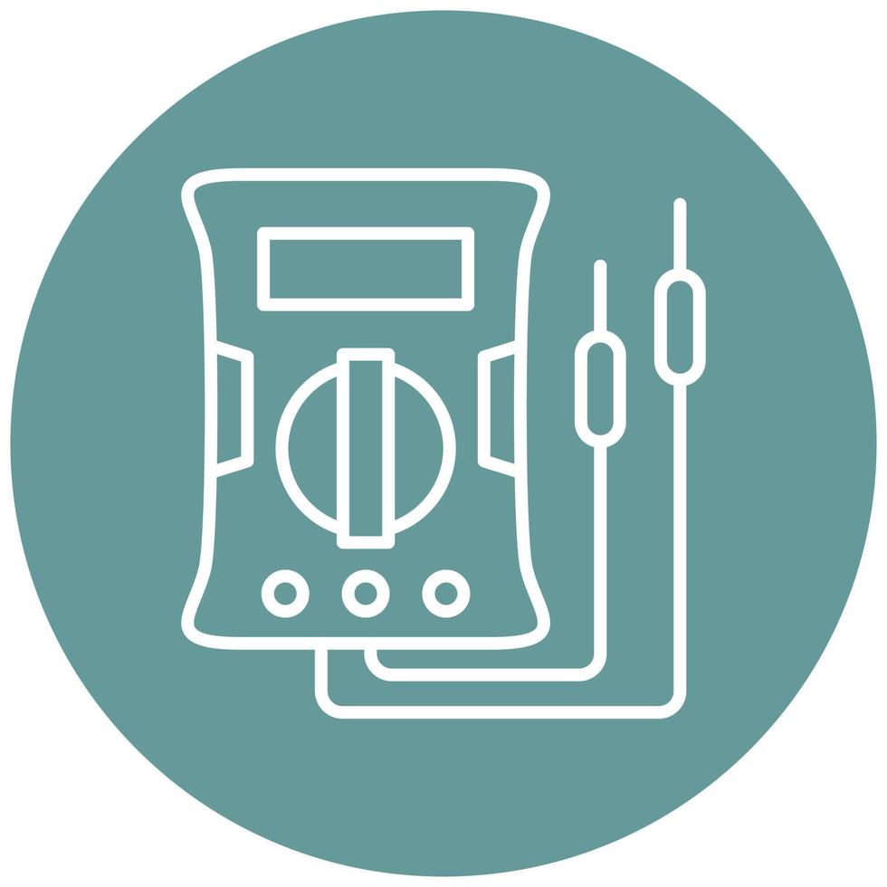 Voltmeter Icon Style vector