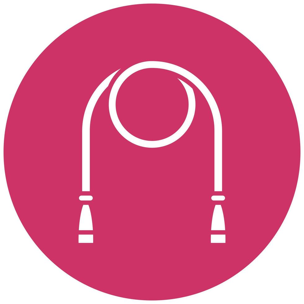 Skipping Rope Icon Style vector