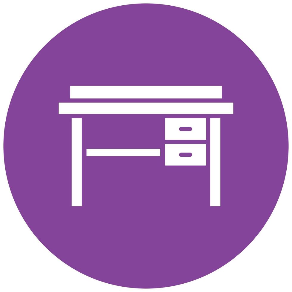 Desk Icon Style vector