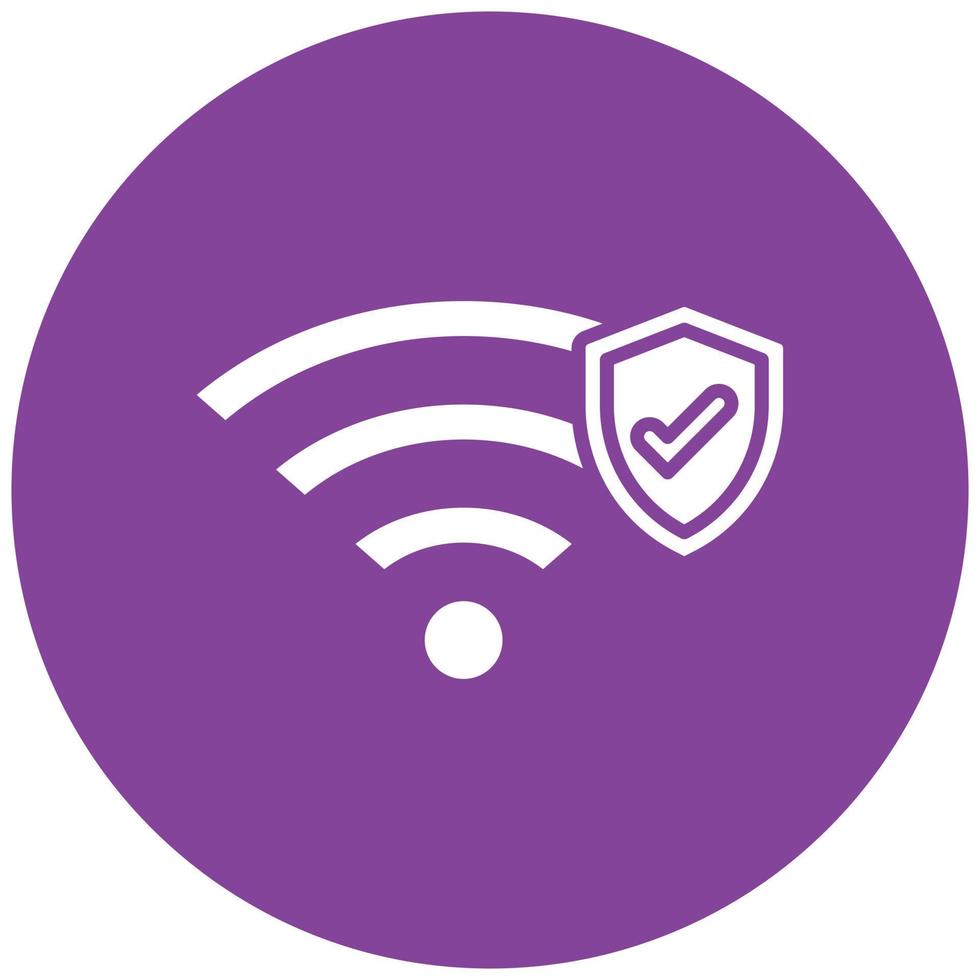 Wifi Security Icon Style vector