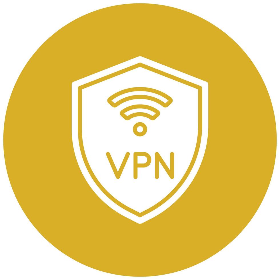 VPN Icon Style vector