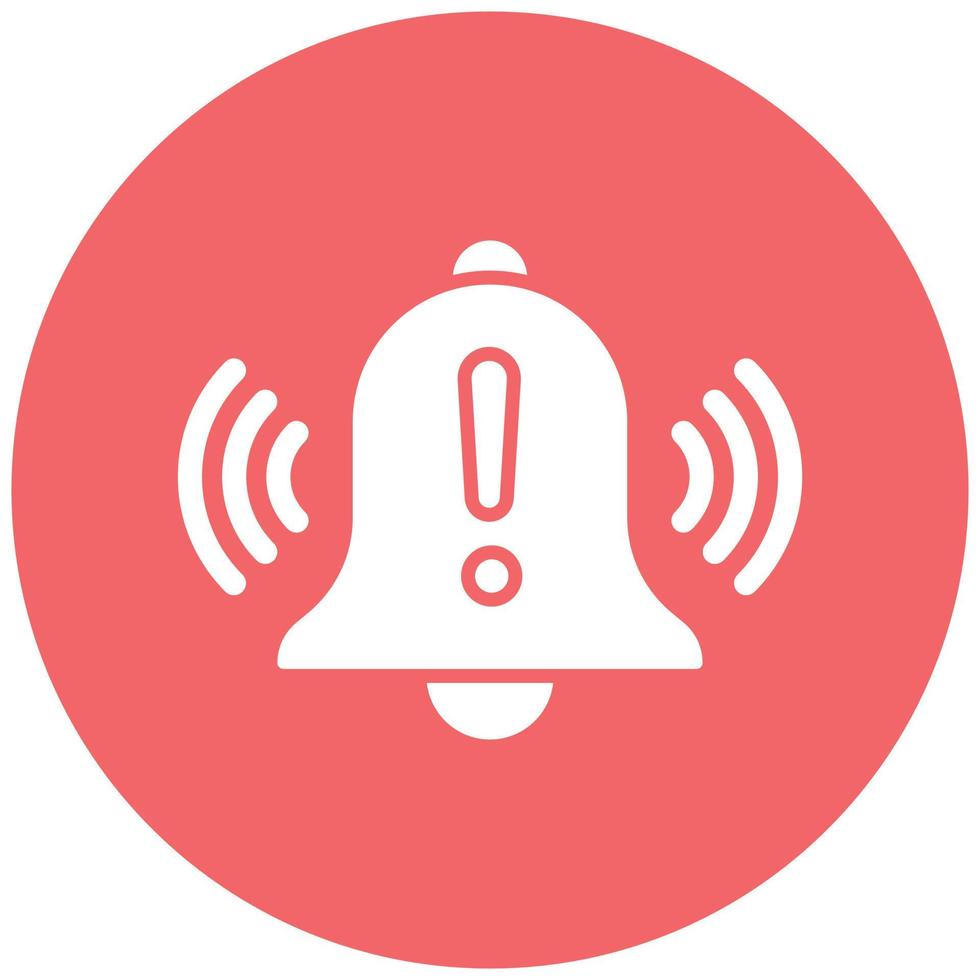 Warning Alarm Icon Style 8762112 Vector Art at Vecteezy