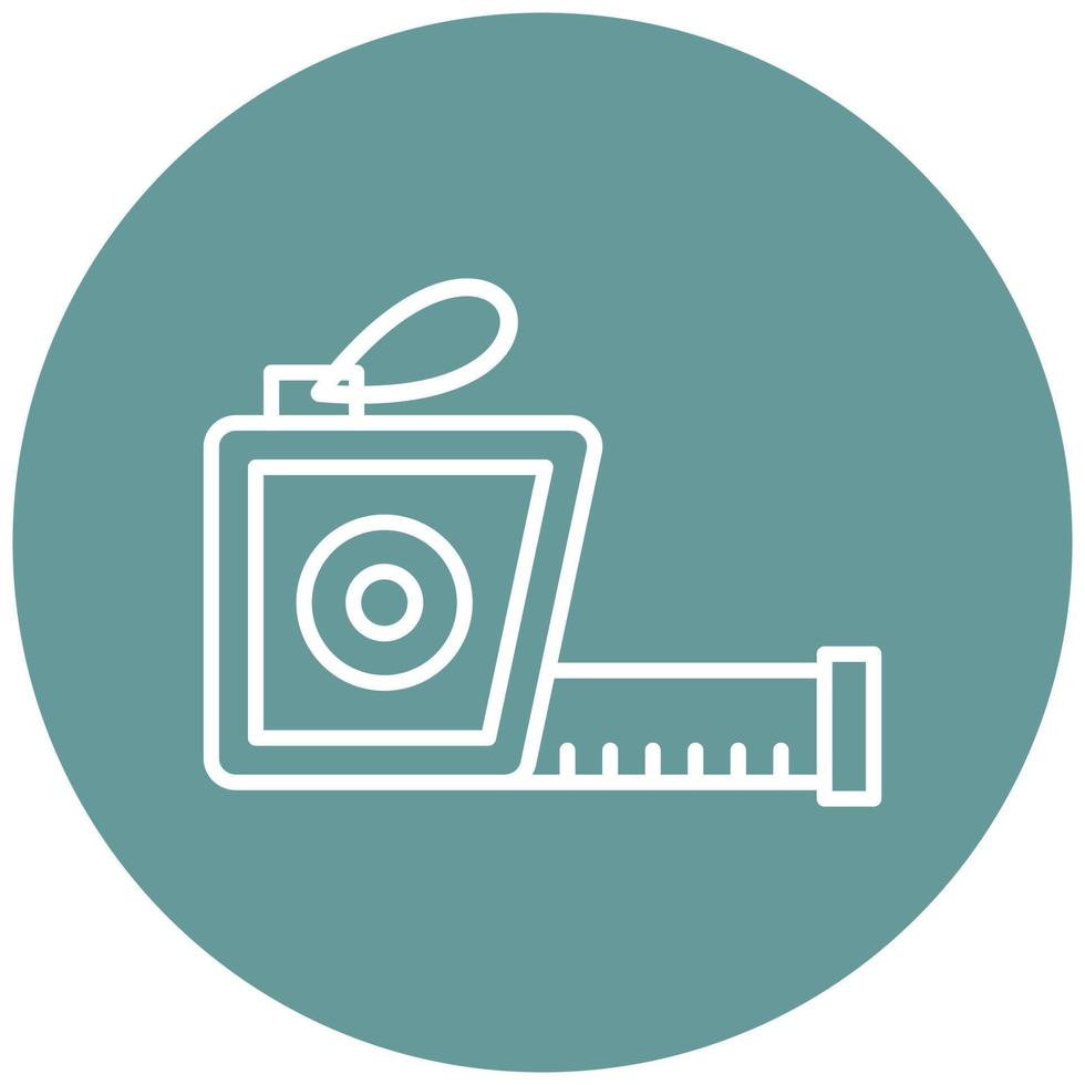 Measuring Tape Icon Style vector