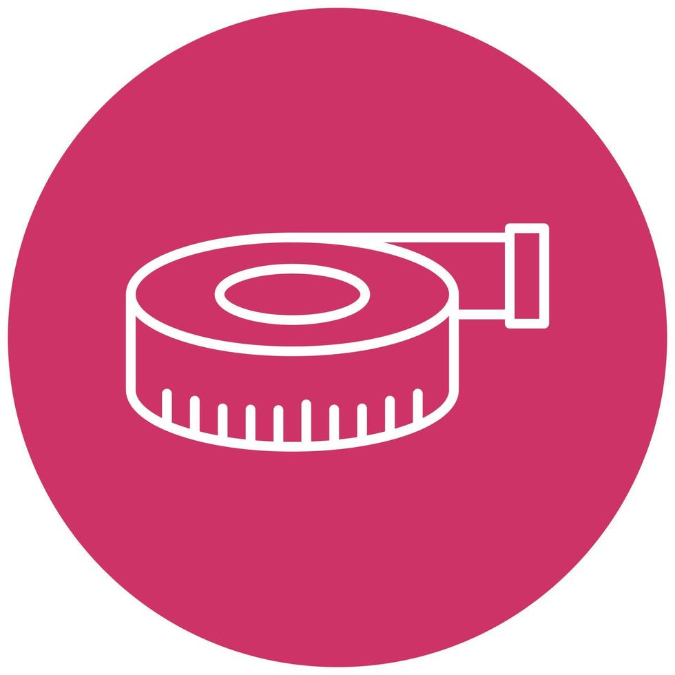 Measuring Tape Icon Style vector