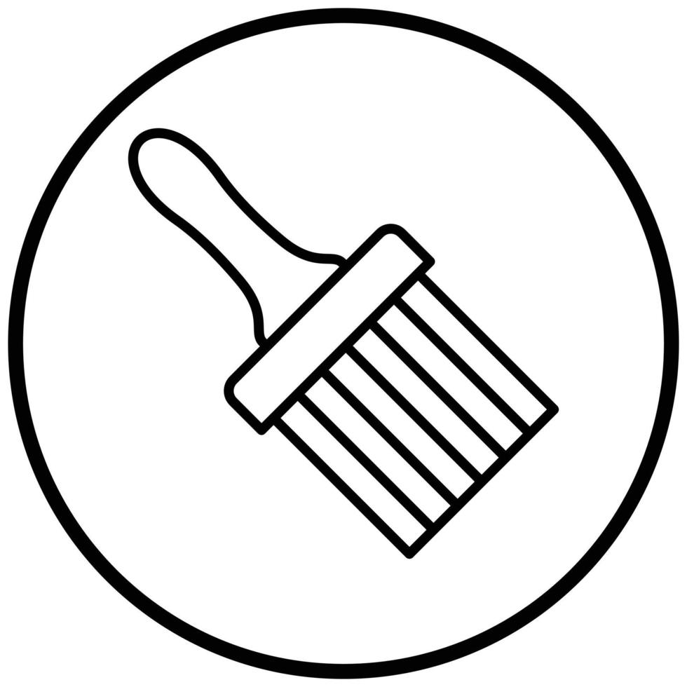 Basting Brush Icon Style vector