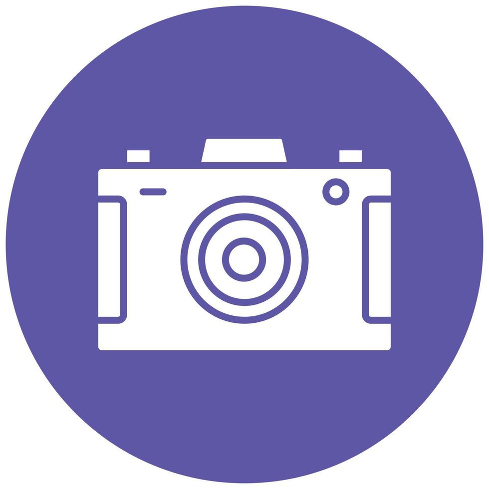 Advanced Camera Icon Style vector