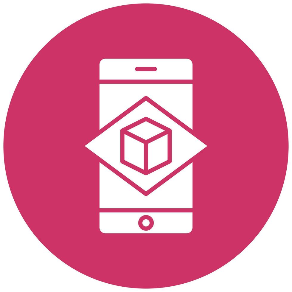 Augmented Reality Icon Style vector